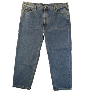 Levi's 550 Jeans 46x30 Men Relaxed Fit 100% Cotton Denim Blue Tapered High-Rise